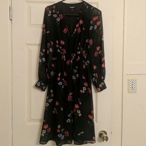 Express floral dress